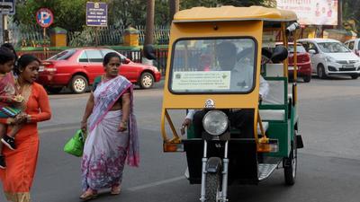 Delhi intends to induct the largest number of e-autos in any Indian city. In the two months, these autos will start plying on Delhi roads, Delhi transport minister Kailash Gahlot said. (Representational image/HT Archive)