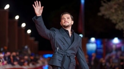 Kit Harington poses on the red carpet for the movie Eternals at the 16th edition of the Rome Film Fest. (AP Photo/Domenico Stinellis) (AP) Kit Harington poses on the red carpet for the movie Eternals at the 16th edition of the Rome Film Fest. (AP Photo/Domenico Stinellis) (AP)