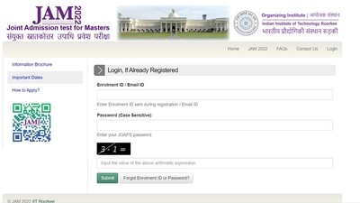IIT JAM 2022 application correction window to closes today IIT JAM 2022 application correction window to closes today