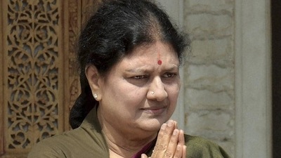 File photo of VK Sasikala.&nbsp; (File Photo / PTI)