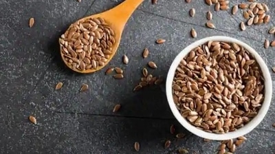 High in Omega 3 fats: Flaxseeds have polyunsaturated fatty acids such as alpha-linolenic acid (ALA) or omega-3. You can make a flaxseed chutney and have it with your paratha. (Pinterest) High in Omega 3 fats: Flaxseeds have polyunsaturated fatty acids such as alpha-linolenic acid (ALA) or omega-3. You can make a flaxseed chutney and have it with your paratha. (Pinterest)