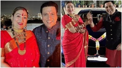 Govinda and wife Sunita Ahuja celebrated Karwa Chauth. Govinda and wife Sunita Ahuja celebrated Karwa Chauth.