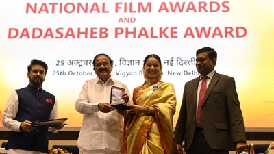 Actor Kangana Ranaut receives the Best Actress award from Vice-President Venkaiah Naidu during the 67th National Film Awards and Dadasaheb Phalke Awards 2019. (AFP) Actor Kangana Ranaut receives the Best Actress award from Vice-President Venkaiah Naidu during the 67th National Film Awards and Dadasaheb Phalke Awards 2019. (AFP)