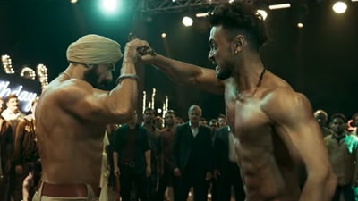 Salman Khan and Aayush Sharma in Antim: The Final Truth.