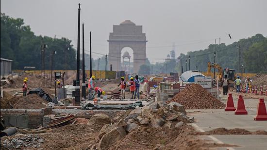 The Central Vista project includes building a new Parliament that would seat 1,200 members of both Houses, and 10 buildings that will house 51 ministries. (PTI File)