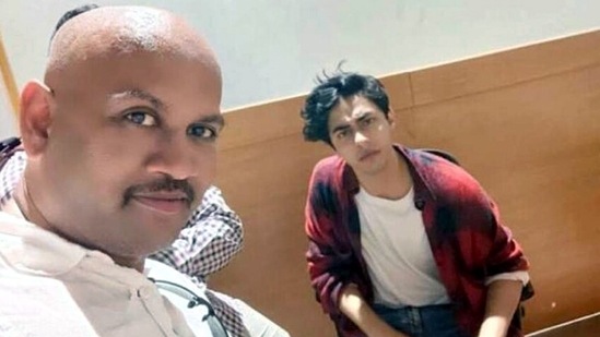 Private investigator KP Gosavi (left) allegedly accompanied NCB officials during the raid on the cruise ship on October 2. (File photo) Private investigator KP Gosavi (left) allegedly accompanied NCB officials during the raid on the cruise ship on October 2. (File photo)