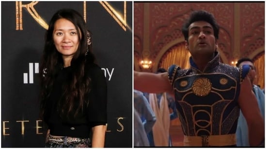 Chloe Zhao said Kingo, played by Kumail Nanjiani, was always supposed to be a Bollywood hero.