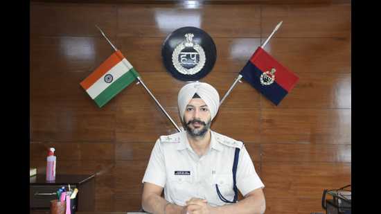 Randhawa is the fifth officer to take over the post of Ambala superintendent of police in the last three years. (HT)