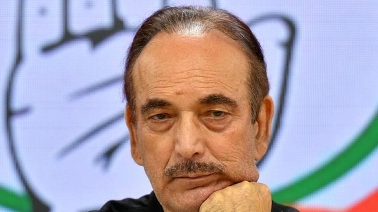 Congress leader Ghulam Nabi Azad. (File image)(PTI)