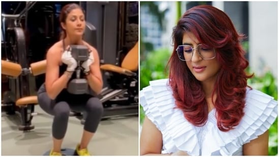 Shilpa Shetty nails 20kg weighted squats in new gym video, Tahira Kashyap cheers for her