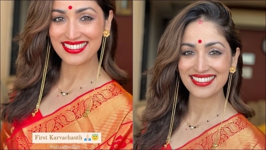 Representing the cosmopolitan aspirations of a modern bride, the Bvlgari mangalsutra interpreted a traditional and sacred ornament into a contemporary and stylish jewel, deep rooted in culture. Marrying tradition with modernity and creating a meaningful connection with local cultural traditions of India, the Bvlgari mangalsutra was inspired from its roman roots.(Instagram/yamigautam)