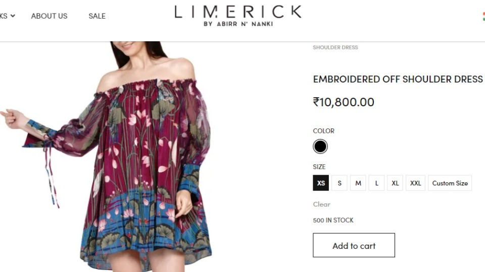 Bipasha Basu's printed mini dress.(limerickstore.com)