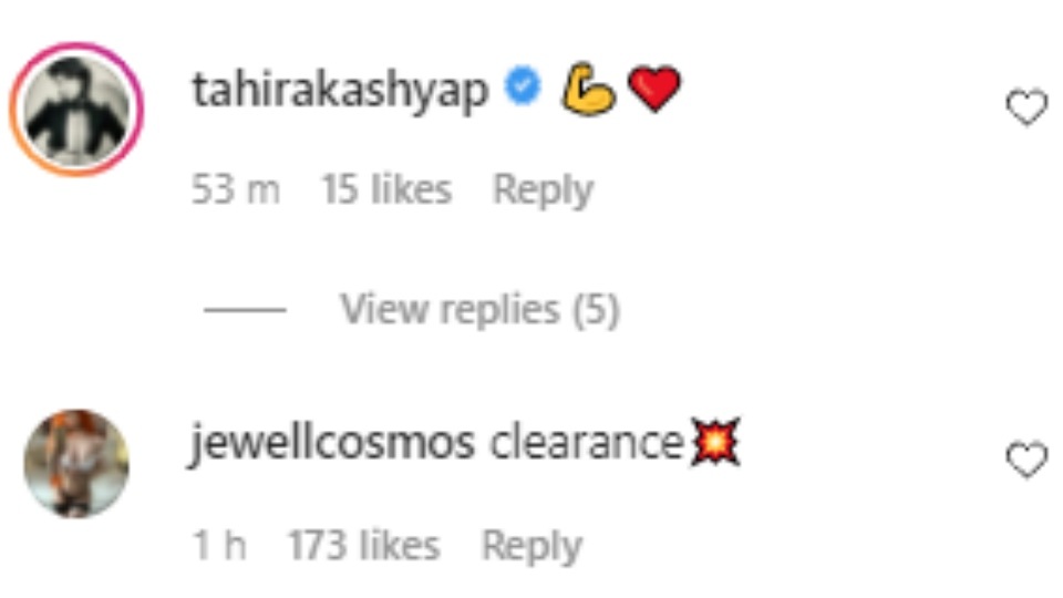 Comments on Shilpa Shetty's post.