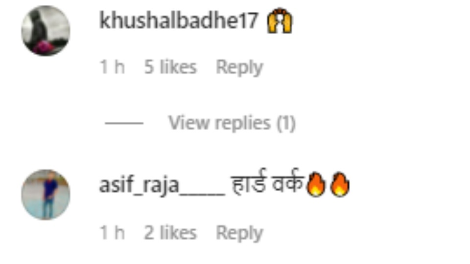 Comments on Shilpa Shetty's post.