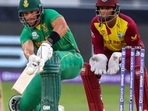 SA vs WI T20 World Cup 2021 Live Cricket Score(AP) SA vs WI T20 World Cup 2021 Live Cricket Score(AP)
