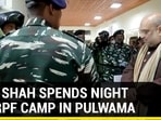 Amit Shah's homage to CRPF jawans killed in 2019 Pulwama attack, dinner with forces Amit Shah's homage to CRPF jawans killed in 2019 Pulwama attack, dinner with forces