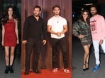 Isabelle Kaif, Salman Khan, Genelia and Riteish Deshmukh attended Aayush's birthday bash. (Varinder Chawla) Isabelle Kaif, Salman Khan, Genelia and Riteish Deshmukh attended Aayush's birthday bash. (Varinder Chawla)