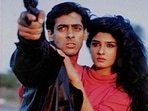 Raveena Tandon made her film debut opposite Salman Khan with 1991 film Patthar Ke Phool.