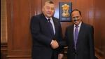 During the strategic dialogue, secretary of the Security Council of Kyrgyzstan Lt Gen Marat Imankulov met National Security Adviser Ajit Doval on Tuesday. (SOURCED.) During the strategic dialogue, secretary of the Security Council of Kyrgyzstan Lt Gen Marat Imankulov met National Security Adviser Ajit Doval on Tuesday. (SOURCED.)