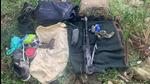 The arms and ammunition recovered by security forces from Nar Khas forest near Bhata Dhurian of Mendhar subdivision in Poonch on Tuesday. (HT Photo) The arms and ammunition recovered by security forces from Nar Khas forest near Bhata Dhurian of Mendhar subdivision in Poonch on Tuesday. (HT Photo)