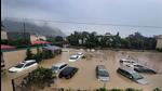 Cars are seen submerged in floodwaters at a resort hotel as heavy rainfall caused the Kosi river to overflow at the Jim Corbett National Park in Uttarakhand, India on October 19, 2021. (AP/File) Cars are seen submerged in floodwaters at a resort hotel as heavy rainfall caused the Kosi river to overflow at the Jim Corbett National Park in Uttarakhand, India on October 19, 2021. (AP/File)
