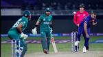 A moment from the India vs Pakistan World T20 match in Dubai that was played on Sunday. Jammu and Kashmir police filed cases under UAPA over alleged videos of people celebrating Pakistan’s win. (REUTERS) A moment from the India vs Pakistan World T20 match in Dubai that was played on Sunday. Jammu and Kashmir police filed cases under UAPA over alleged videos of people celebrating Pakistan’s win. (REUTERS)