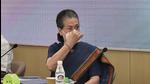 Congress chief Sonia Gandhi presides over a meeting of the AICC’s top leaders at the party headquarters in New Delhi on Tuesday. (PTI) Congress chief Sonia Gandhi presides over a meeting of the AICC’s top leaders at the party headquarters in New Delhi on Tuesday. (PTI)