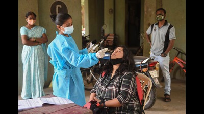 Lucknow district administration has started aggressive contact tracing of the positive cases . (PTI)