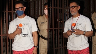 Aamir Khan had wrapped up the filming of Laal Singh Chaddha last month. (Varinder Chawla. ) Aamir Khan had wrapped up the filming of Laal Singh Chaddha last month. (Varinder Chawla. )