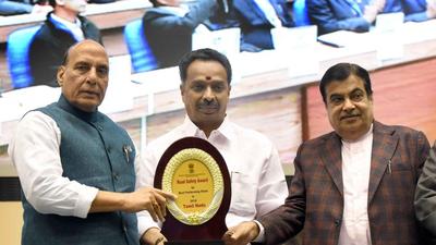 A case was registered against former AIADMK transport minister M R Vijayabhaskar (centre), his wife Vijayalakshmi and his brother Sekar under Section 13(2) r/w 13(1)(b) and 12 r/w 13(2) r/w 13(1)(b) of the Prevention of Corruption (Amendment) Act, 2018 in July. (HT PHOTO) A case was registered against former AIADMK transport minister M R Vijayabhaskar (centre), his wife Vijayalakshmi and his brother Sekar under Section 13(2) r/w 13(1)(b) and 12 r/w 13(2) r/w 13(1)(b) of the Prevention of Corruption (Amendment) Act, 2018 in July. (HT PHOTO)