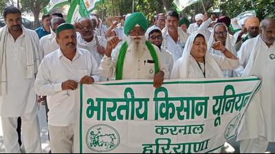 Lakhimpur Kheri violence: Farmers stage protest in Haryana, demand action against Union minister Ajay Mishra Lakhimpur Kheri violence: Farmers stage protest in Haryana, demand action against Union minister Ajay Mishra