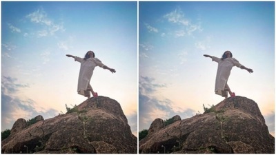On Monday. Nushrratt Bharuccha treated her Instagram family with another set of photo dump and they perfectly capture her vacay mood. (Instagram/@nushrrattbharuccha) On Monday. Nushrratt Bharuccha treated her Instagram family with another set of photo dump and they perfectly capture her vacay mood. (Instagram/@nushrrattbharuccha)