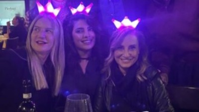 Priyanka Chopra enjoyed dinner with her friends in Rome.
