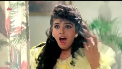 Raveena Tandon was a one of the four lead actors of 1994 cult film, Andaz Apna Apna.&nbsp; 