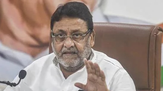 Nationalist Congress Party (NCP) leader and Maharashtra minister Nawab Malik. (File photo.)