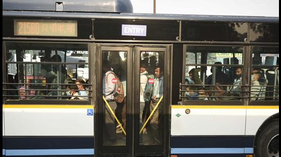 Officials said that the number of buses to be given to Gurugram and by when they will be given had not been decided yet. (Representational image/HT Archive)