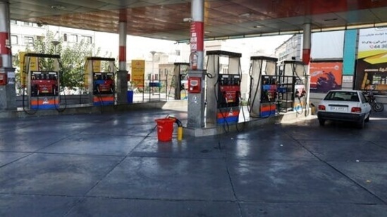 A gas station is empty because the pumps are out of service, in Tehran, Iran, Tuesday, Oct. 26, 2021.(AP)