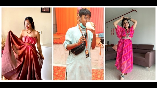 Delhi-NCR youngsters are repurposing old sarees of their mother’s and grandmother’s this festive season.