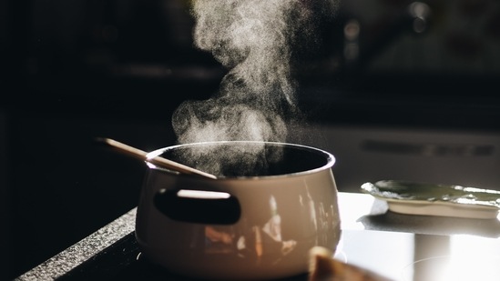 Inhale steam: This is one of the most effective remedies in curing congestion. All you need to do is take a bowl of warm water and inhale the steam.(Unsplash)