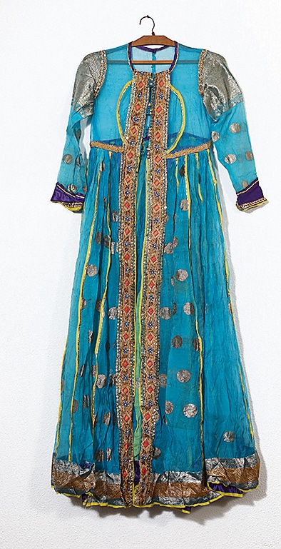 One of the period costumes from the film, which is on display at this exhibition. One of the period costumes from the film, which is on display at this exhibition.