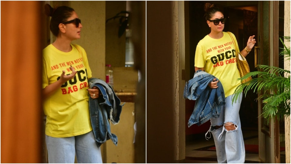 Splurge Alert! Deepika Padukone with a Rs. 1.93 lakh bag, Alia Bhatt in Rs.  1 lakh denim separates and Kareena Kapoor Khan in a Rs. 18,200 tee shirt! 1  : Bollywood News - Bollywood Hungama