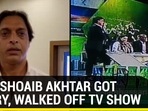 Shoaib Akhtar walks off TV show after host 'insults' him; tweets clarification later
