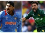 Harbhajan Singh and Mohammad Amir Harbhajan Singh and Mohammad Amir