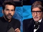 Rajkummar Rao mimics Shah Rukh Khan on KBC 13. Rajkummar Rao mimics Shah Rukh Khan on KBC 13.