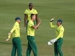 South Africa all-rounder Chris Morris with teammates in this file photo(CA/Twitter) South Africa all-rounder Chris Morris with teammates in this file photo(CA/Twitter)