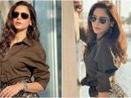 Aamna Sharif teams cropped shirt and metallic skirt with <span class='webrupee'>₹</span>3 lakh bag, see stunning pics Aamna Sharif teams cropped shirt and metallic skirt with <span class='webrupee'>₹</span>3 lakh bag, see stunning pics