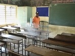 Schools in Pondy to reopen on Nov 8 for classes 1 to 8(PTI) Schools in Pondy to reopen on Nov 8 for classes 1 to 8(PTI)