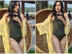Teejay Sidhu poses at a resort in Goa. Teejay Sidhu poses at a resort in Goa.