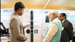 Prime Minister Narendra Modi at an exhibition during the Singapore India Hackathon at the IIT campus in Chennai on September 30, 2019. The UIDAI will conduct a 4-day Aadhaar Hackathon 2021 starting on Thursday. (File/ By arrangement) Prime Minister Narendra Modi at an exhibition during the Singapore India Hackathon at the IIT campus in Chennai on September 30, 2019. The UIDAI will conduct a 4-day Aadhaar Hackathon 2021 starting on Thursday. (File/ By arrangement)