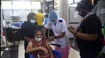 A beneficiary gets inoculated against Covid-19 at Bharatratna Dr. Babasaheb Ambedkar Municipal General Hospital, Kandivali. Maharashtra on Wednesday recorded 1,485 new cases with 38 deaths. (HT PHOTO) A beneficiary gets inoculated against Covid-19 at Bharatratna Dr. Babasaheb Ambedkar Municipal General Hospital, Kandivali. Maharashtra on Wednesday recorded 1,485 new cases with 38 deaths. (HT PHOTO)